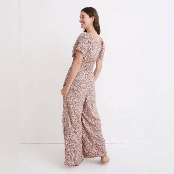 NWT Madewell  Sophia Wide-Leg Jumpsuit in Cottage Garden - Medium - Picture 7 of 8